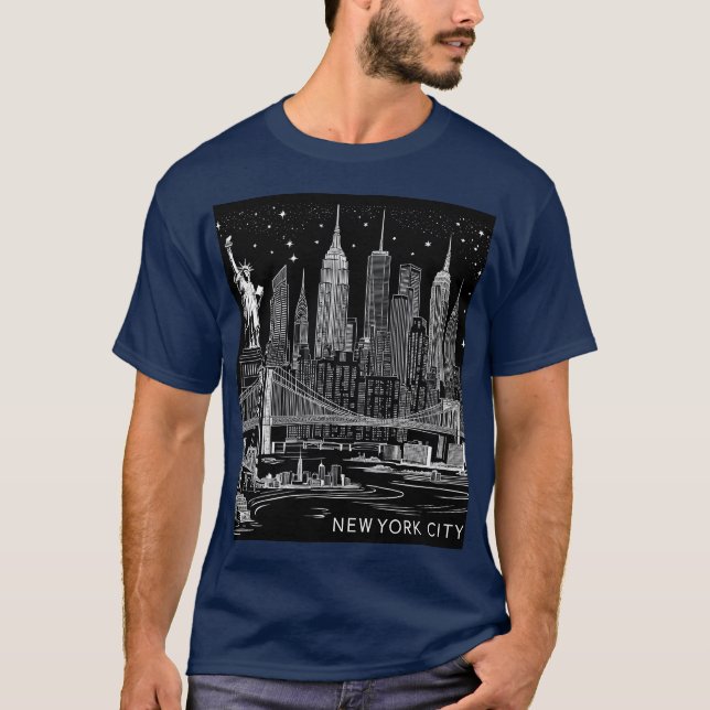 T-shirt new york (Devant)