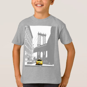 T-shirt New York Brooklyn Yellow Taxi Enfants Modèle
