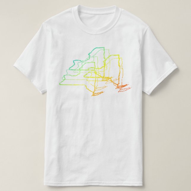 T-shirt new york chill flou (Design devant)