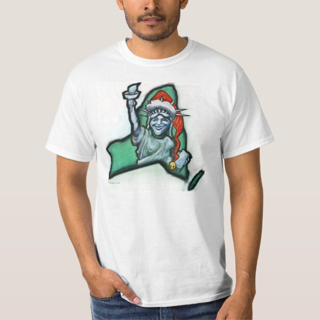 T-shirt New York Christmas Tee (Devant)