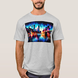 T-shirt New York City Abstrait 1103