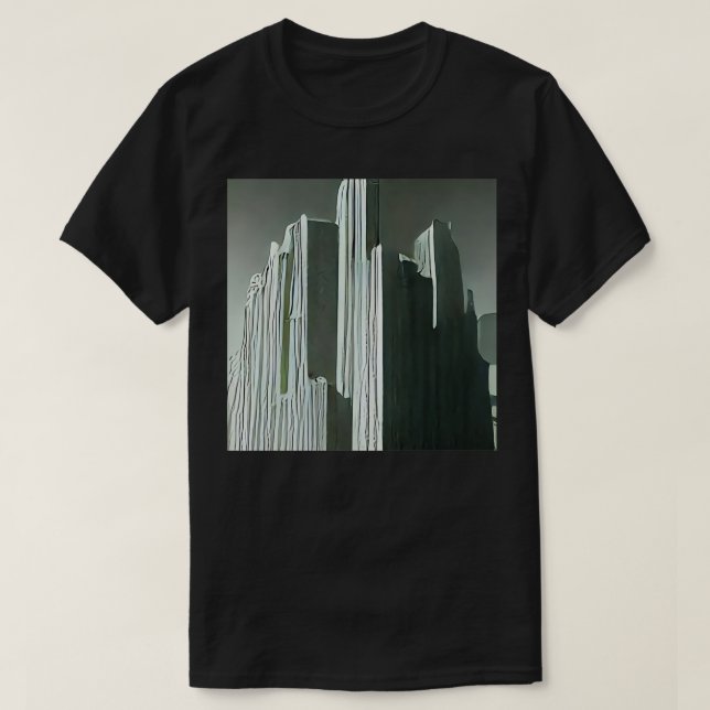 T-shirt New York City art déco dystopian 13 (Design devant)