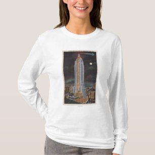 T-shirt New York City, bâtiment d'état de NYEmpire dedan