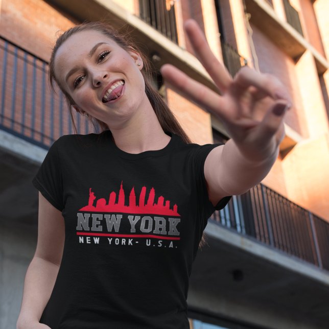 T-shirt New York City Beautiful Skyline (Créateur téléchargé)