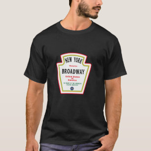 T-shirt New York City BROADWAY NYC États-Unis Amérique U