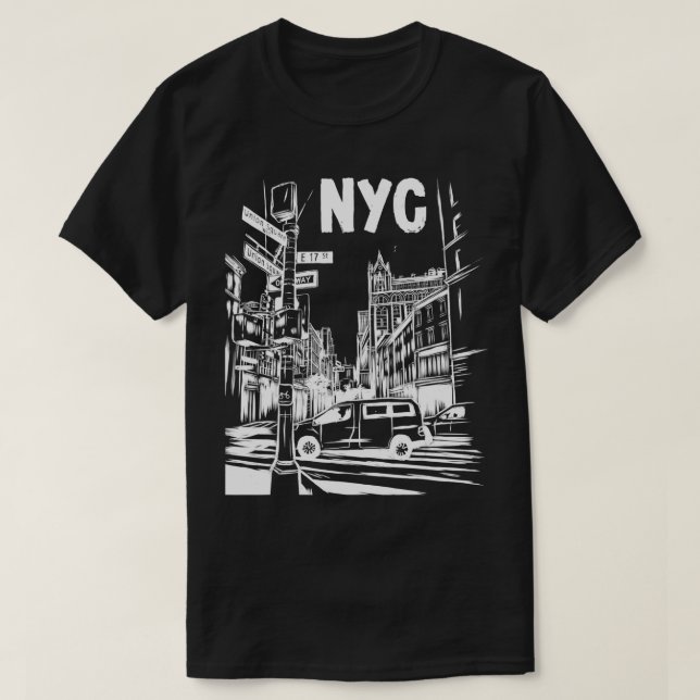 T-shirt New York City Creative (Design devant)