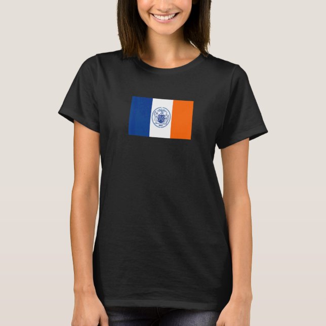 T-shirt New York City Flag 1915 1977 (Devant)