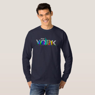 T-shirt New York City   Maillot homme à manches longues