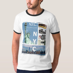 T-shirt New York City Manhattan Nyc Liberty Statue Ny