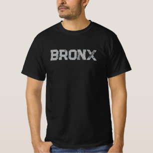 T-shirt New York City Nyc Noir Et Gris Texte Personnalisé