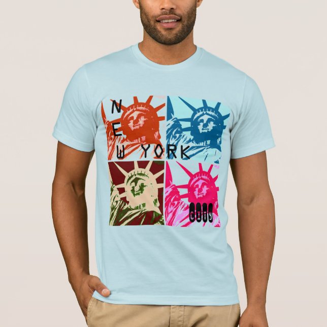 T-shirt New York City Pop Art (Devant)