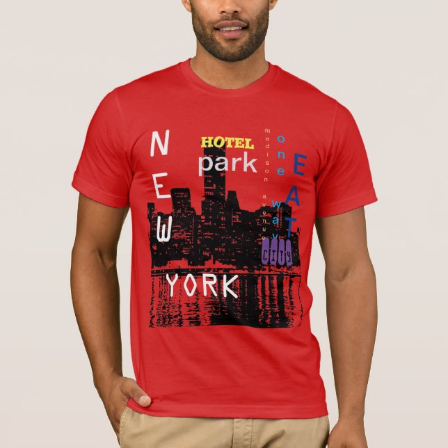 T-shirt New York City Pop Art (Devant)