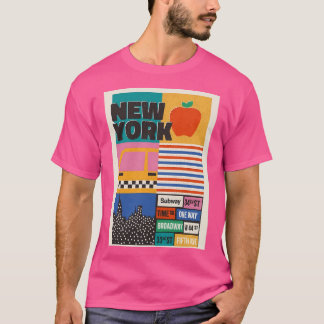 T-shirt New York City Retro Travel
