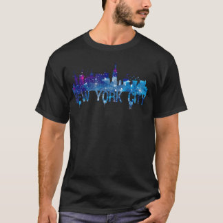 T-shirt New York City Skyline Skyscrapers Nyc Vacances