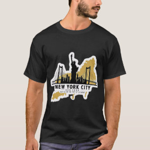 T-shirt New York City stylisé