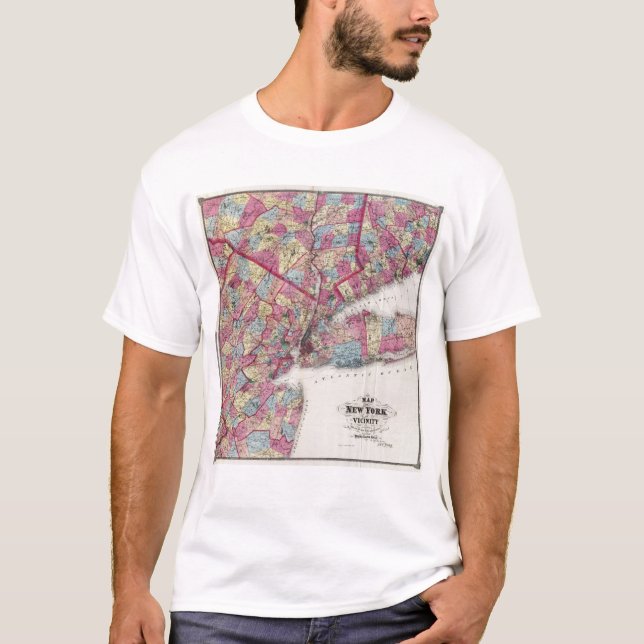 T-shirt New York et proximité (Devant)