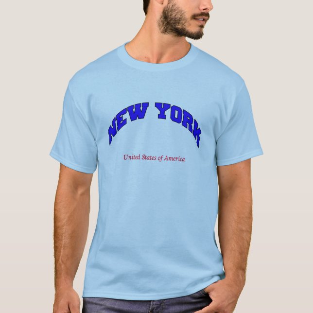 T-shirt New York États-Unis (Devant)