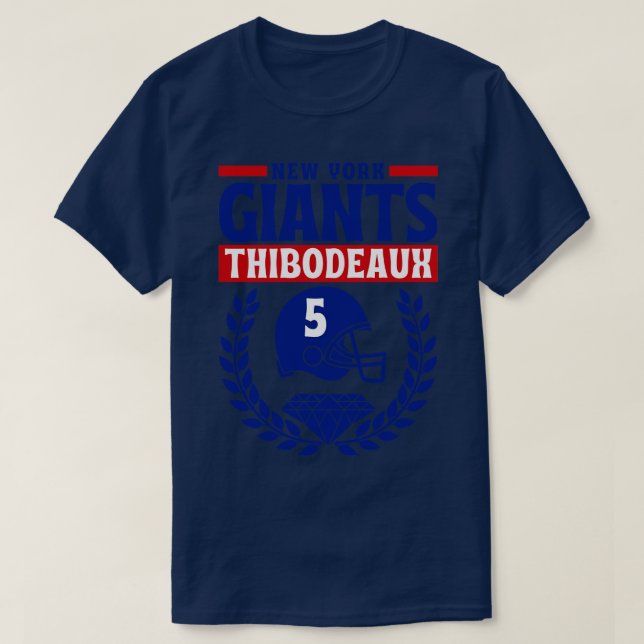 T-shirt New York Giants Thibodeaux 5 Américain (Design devant)