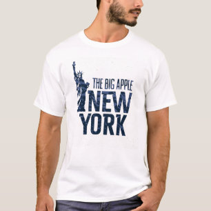 T-shirt New York   grand Apple