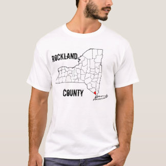 T-shirt New York : Le comté de Rockland