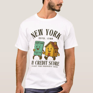 T-shirt New York : mon score de crédit est juste pour les