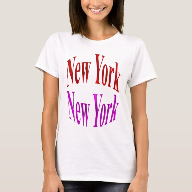 T-shirt New York New York (Devant)