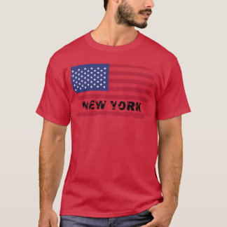 T-shirt New York NY Throwback Sporty Design Classique