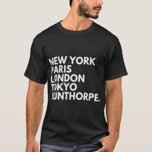 T-shirt New York Paris Londres Tokyo Middlesbrough Boro
