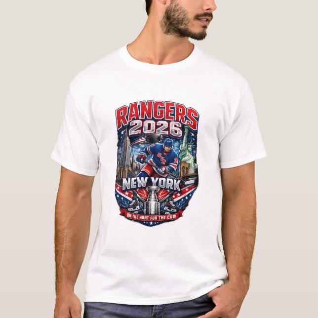  T-Shirt New York Rangers 2026 (Devant)