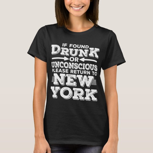 T-shirt New York Sayings Funny Ny  (Devant)