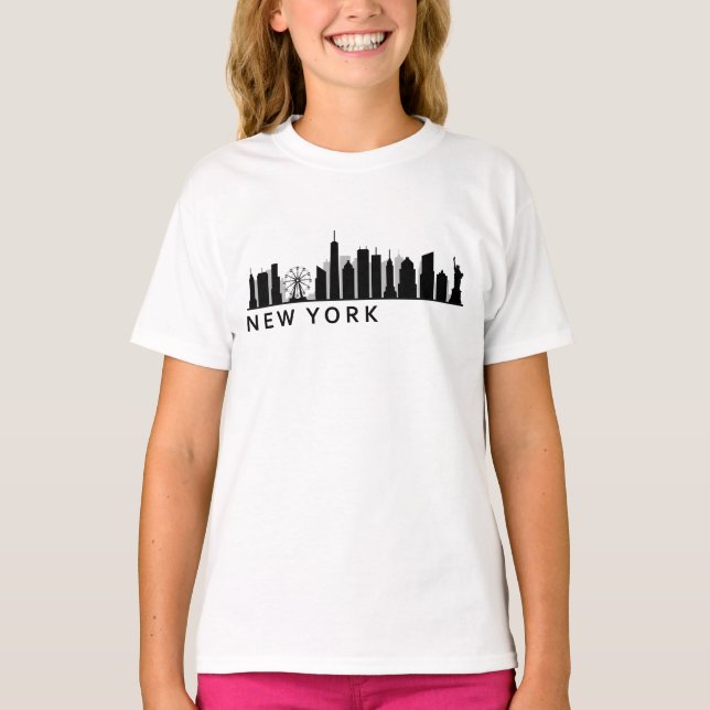 T-shirt New York Skyline (Devant)