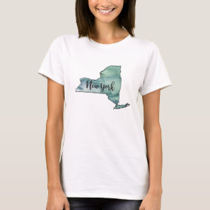 T-shirt New York State Map