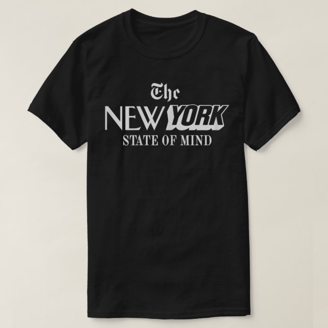 T-shirt New York State of Mind NY (Design devant)