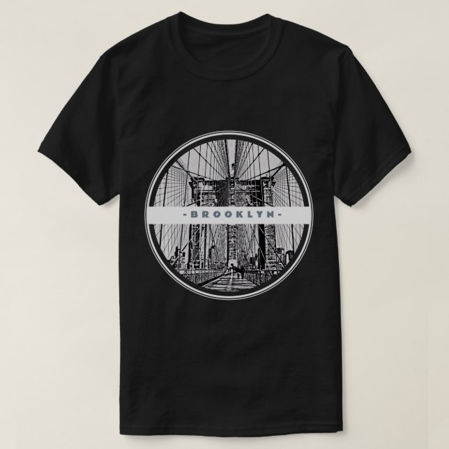T-shirt New York Urban Hip hop Streetwear Brooklyn Pullove (Design devant)