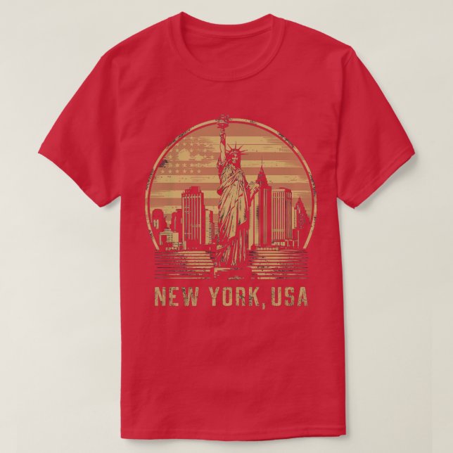 T-shirt new york usa 1 (Design devant)