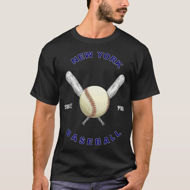 T-shirt New York Yankee Baseball depuis l'amour américain (Devant)