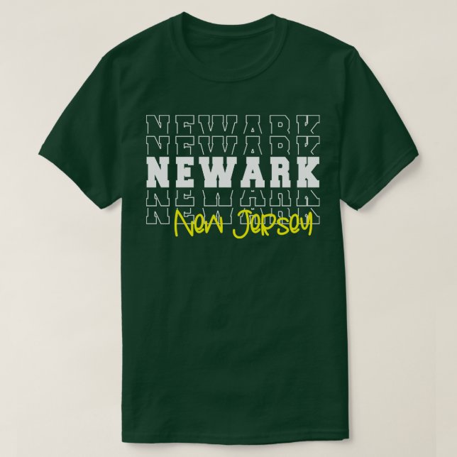 T-shirt Newark City New Jersey Newark NJ (Design devant)