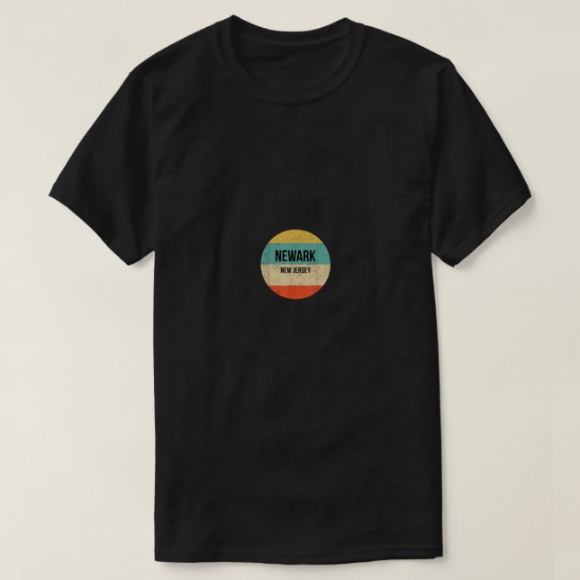 T-shirt Newark New Jersey Newark (Design devant)