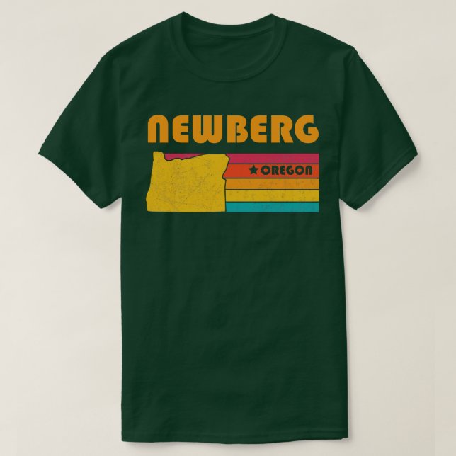 T-shirt Newberg Oregon Souvenir Vintage (Design devant)