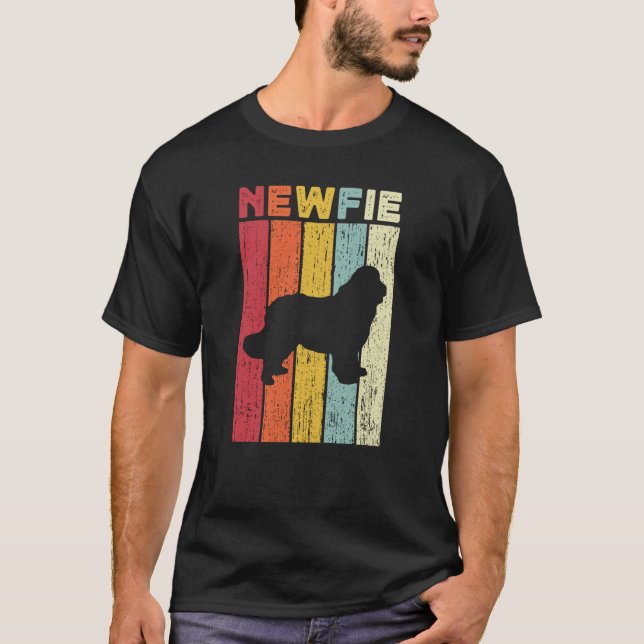 T-shirt Newfie For Men Women Kids Newfoundland Dog Dad Mom (Devant)