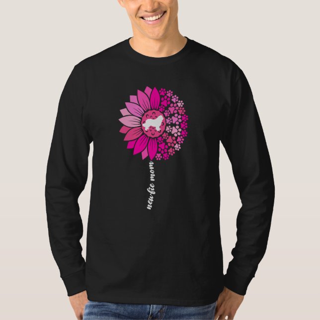 T-shirt Newfie Mom For Women Newfy Newfoundland Dog Mom Su (Devant)