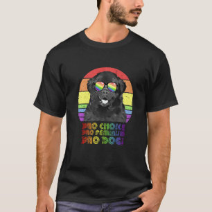 T-shirt Newfoundland Pro Choice Pro Feminism Pro Dogs Lgbt