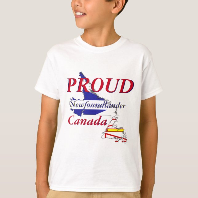 T-shirt Newfoundlander fier Terre-Neuve Canada (Devant)