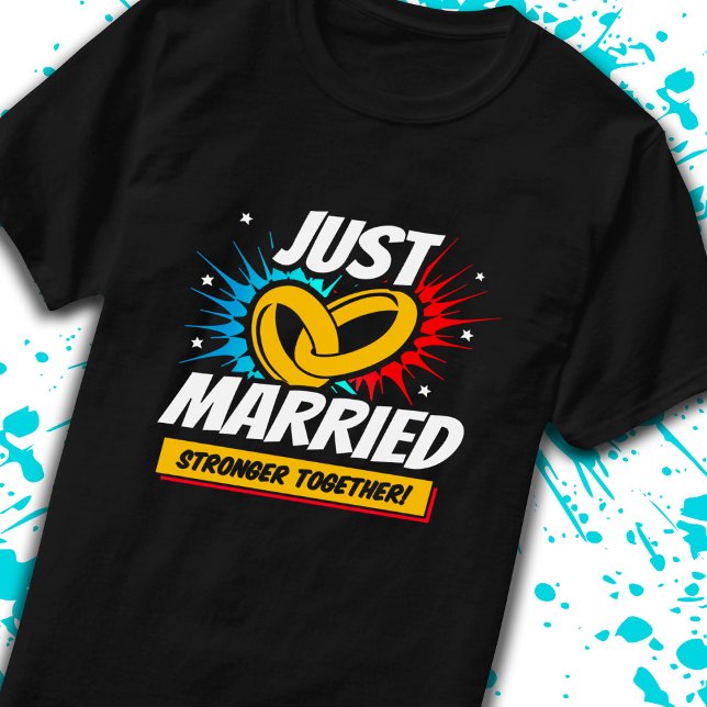 T-shirt Newlywed - Wedding Honeymoon Paires - Just Married (Créateur téléchargé)