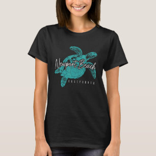 T-shirt Newport Beach California Sea Turtle Plongée sous-m