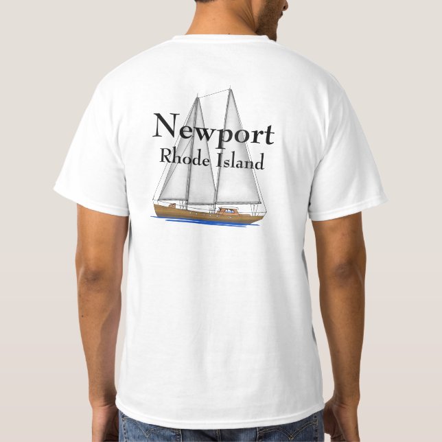 T-shirt Newport Île de Rhode (Dos)