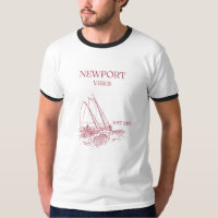 T-shirt Newport Rhode Island Sail Vibes pour homme