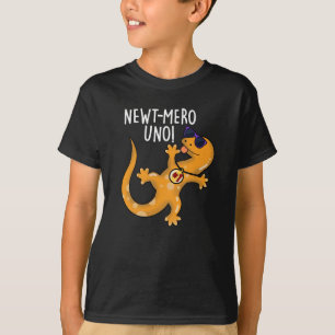 T-shirt Newt-mero Uno Funny Newt Pun Dark BG