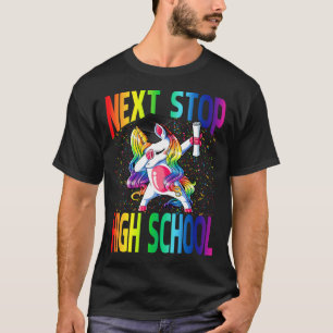 T-shirt Next Stop High School Graduation Unicorn