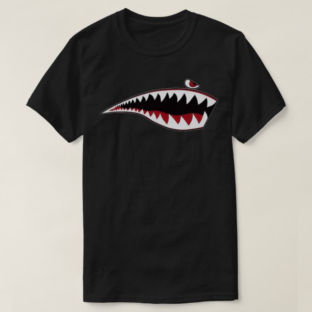 T-shirt Nez à la bouche de requin 2ÈME GUERRE MONDIALE d'h (Design devant)